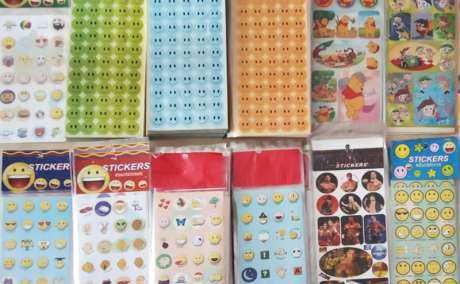 Stickers Educativos carita feliz, emoticones y personajes