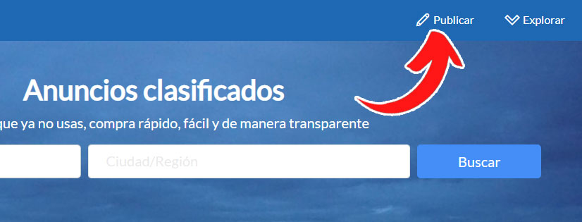 Publicar anuncio en Publers